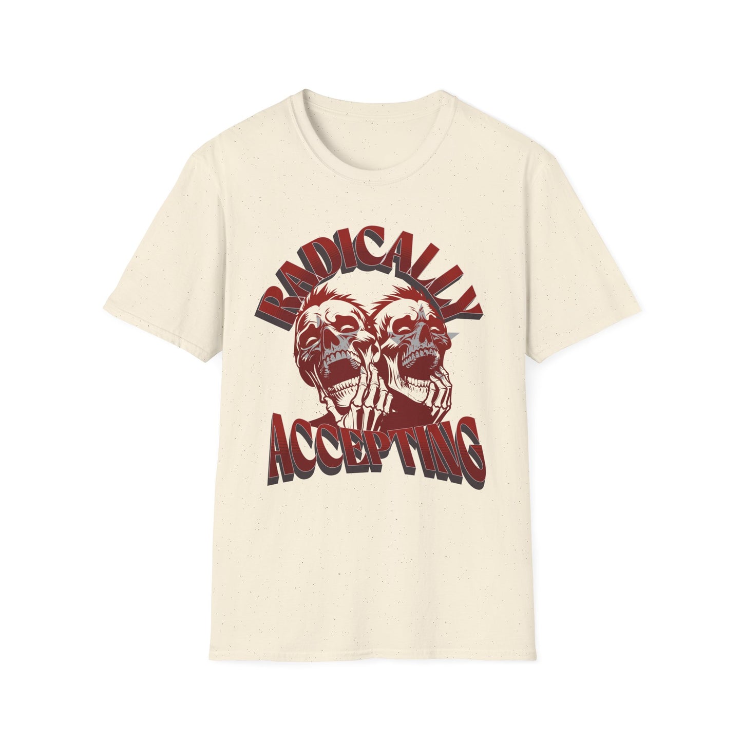 Radically Accepting- Red Skulls