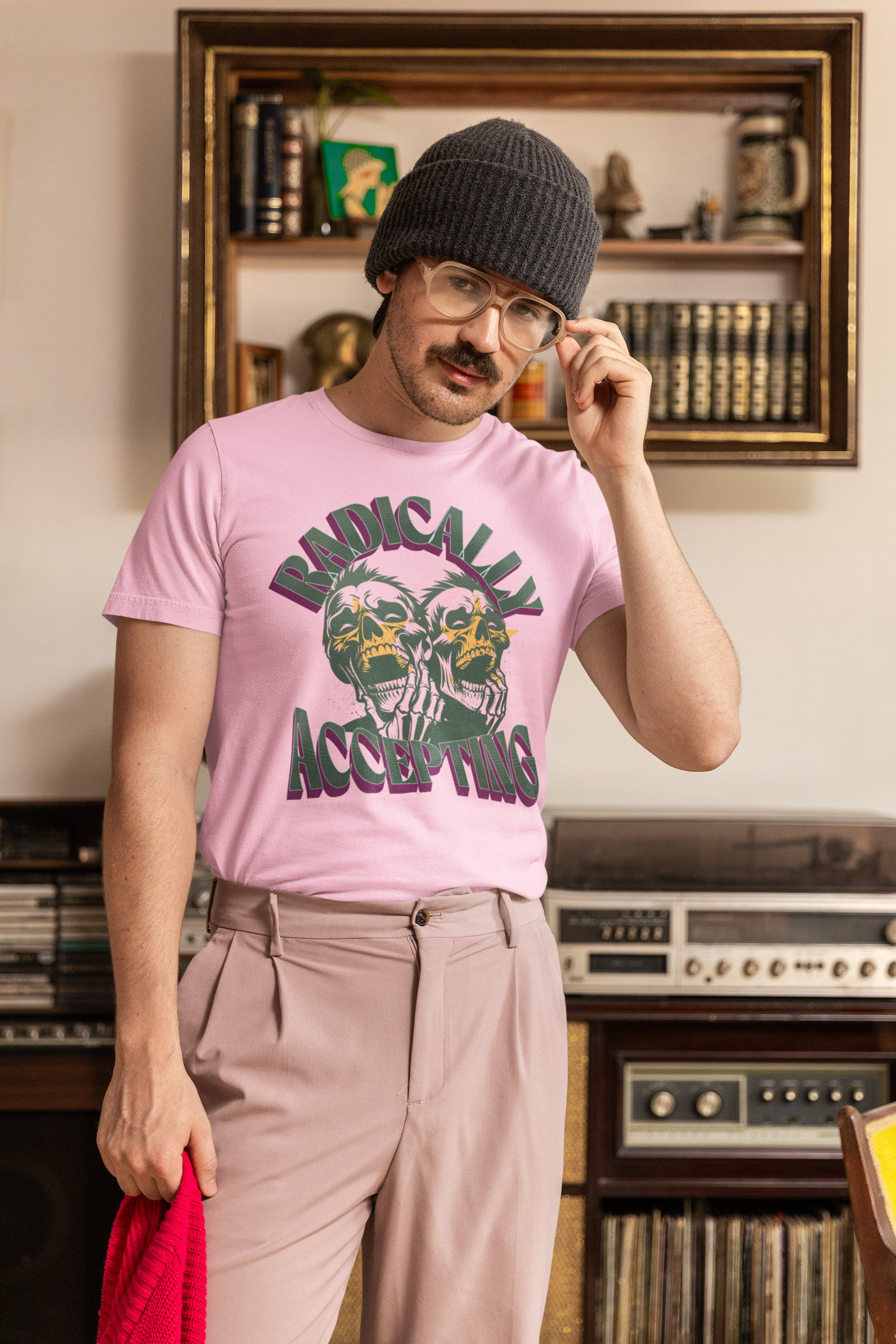 Radically Accepting- Retro Skulls